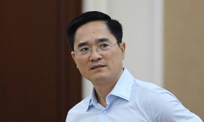 Giám đốc Sở Giao thông Công chánh Trần Quang Lâm tại buổi làm việc, ngày 4/3. Ảnh: Gia Minh