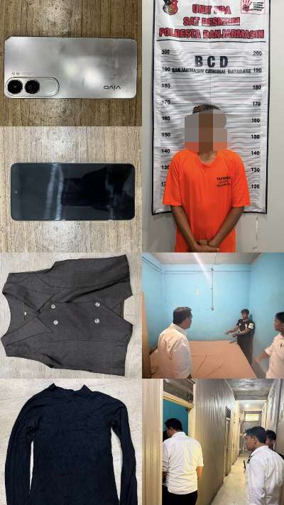 lobangpipis disinyalir Perkosa Gadis 18 Tahun, Pria di Banjarmasin ditahan